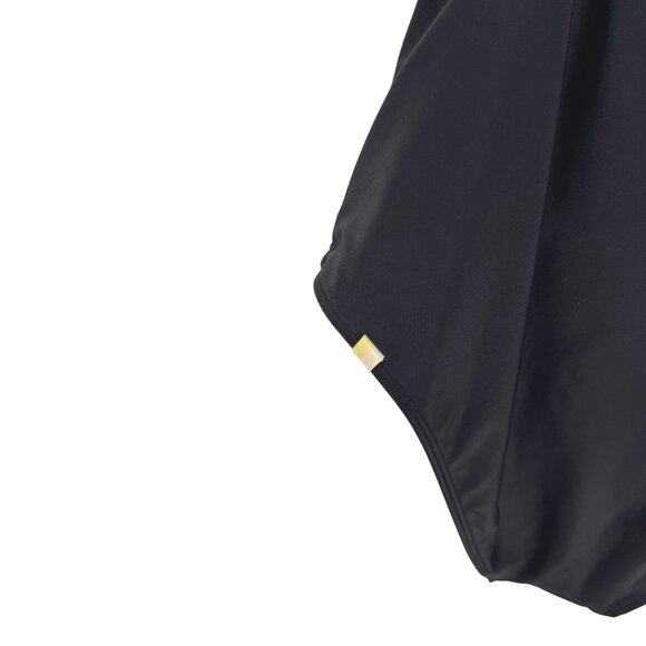 Summersalt One Piece Swimsuit Womens Size‎ 14 Black Solid V-Neck Beach SW-2093 - Picture 5 of 8